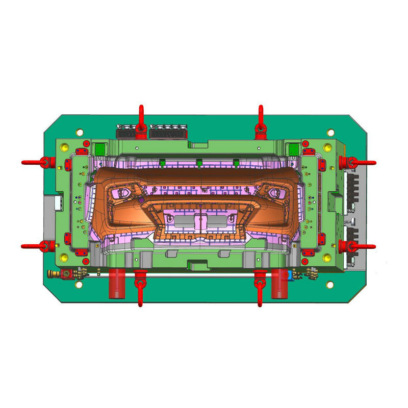 前保險(xiǎn)杠模具2